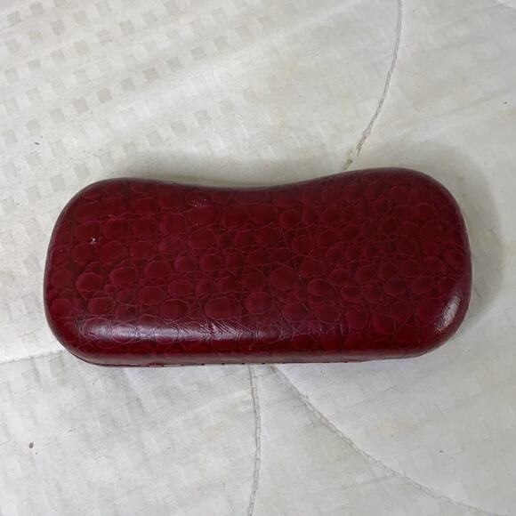 Vintage Dolce & Gabbana Clamshell Eyeglass or Sunglasses Case Red. See video - Picture 3 of 9